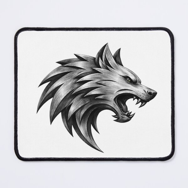 Aperçu de l'œuvre Silhouette de loup en métal – Art animalier industriel créée et vendue par GeaSupplyStudio.