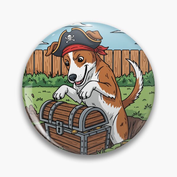 Item preview, X Marks the Bark Pirate Dog Treasure designed and sold by SillyPawsStudio.