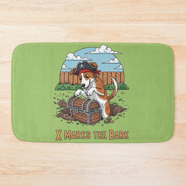 Item preview, X Marks the Bark Pirate Dog Treasure designed and sold by SillyPawsStudio.