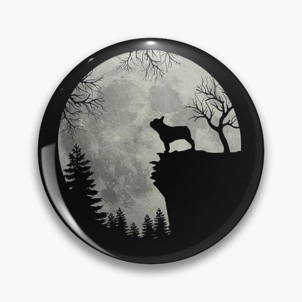 Item preview, French Bulldog Dog and Moon Vintage Graphic Dog Lover designed and sold by michealhunttt.