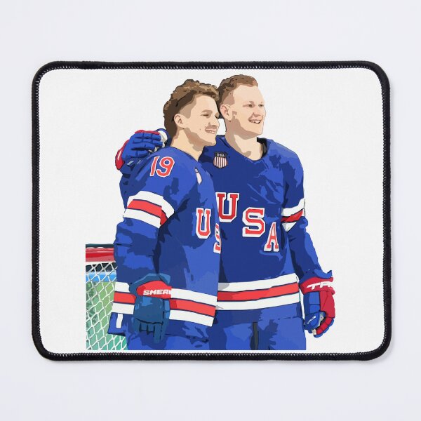 Item preview, The Tkachuk brothers USA hockey Olympics designed and sold by raffrasta.