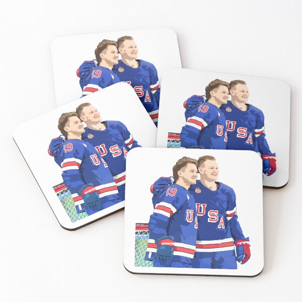 Item preview, The Tkachuk brothers USA hockey Olympics designed and sold by raffrasta.