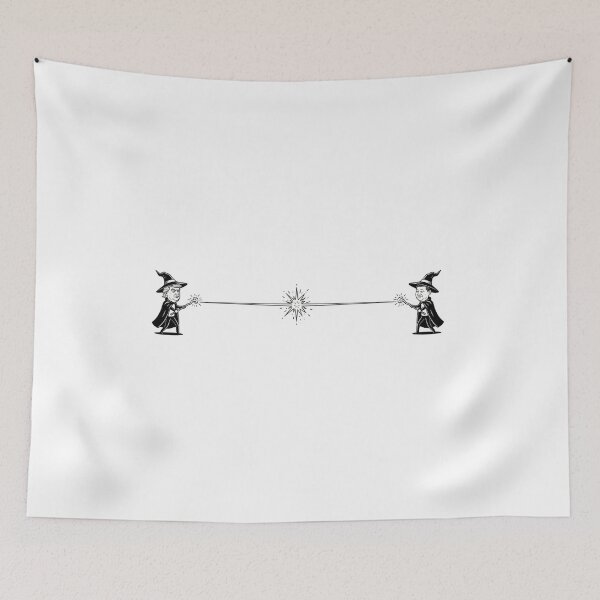 Item preview, Global Power Duel Political Satire - Wizard Wand Battle Trump vs Xi designed and sold by Tamer ⭐⭐⭐⭐⭐.