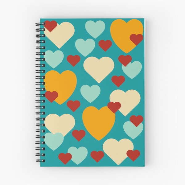 Item preview, Yellow, red, blue and creme hearts designed and sold by StefanStudioArt.