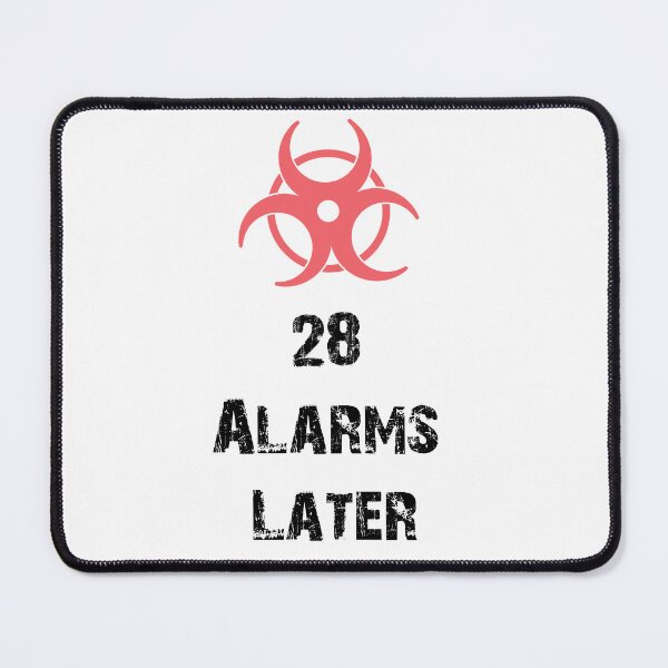 Item preview, 28 Alarms Later Funny Morning Quote Design designed and sold by PrimePixelCraft.