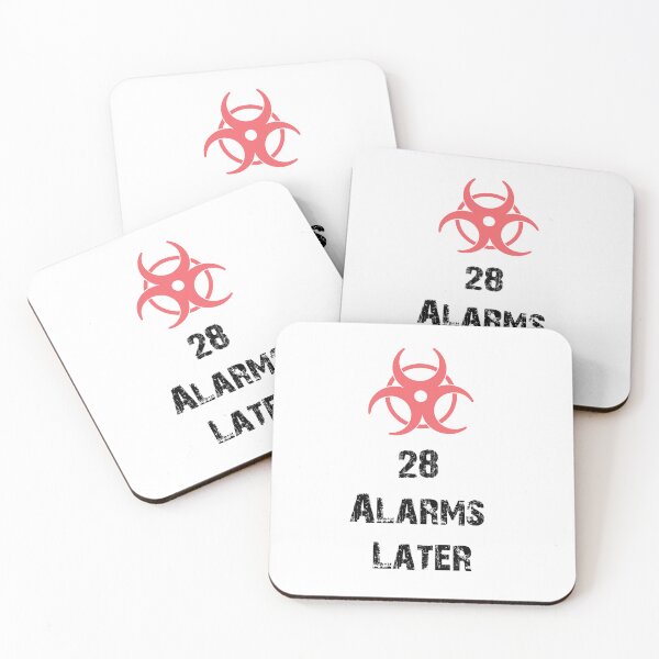 Item preview, 28 Alarms Later Funny Morning Quote Design designed and sold by PrimePixelCraft.