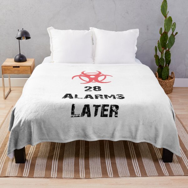 Item preview, 28 Alarms Later Funny Morning Quote Design designed and sold by PrimePixelCraft.