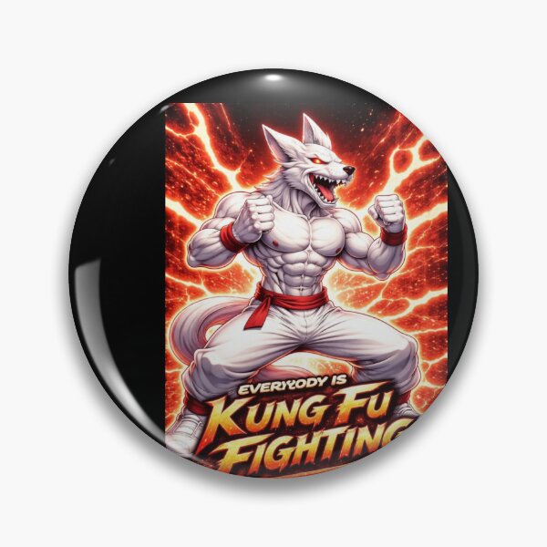 Item preview, Bad Wolf Kung Fu Fighting Theme (red) designed and sold by NubesDesignCH.