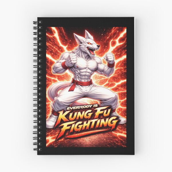 Item preview, Bad Wolf Kung Fu Fighting Theme (red) designed and sold by NubesDesignCH.