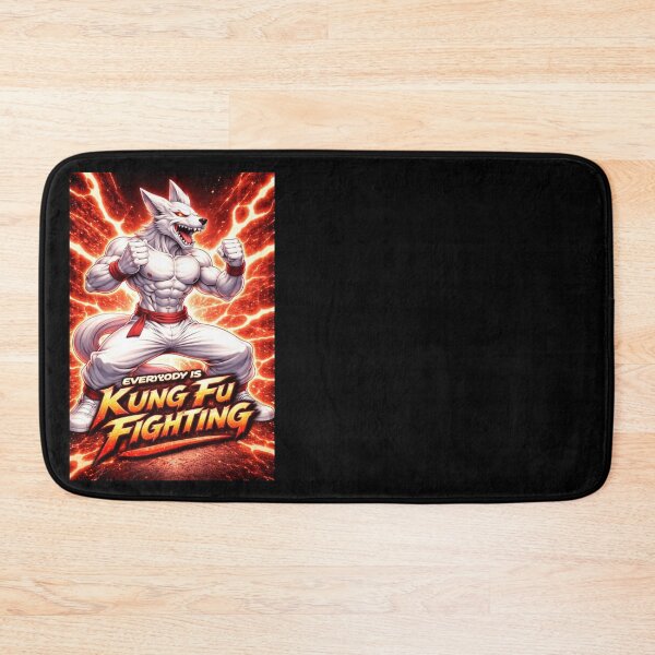 Item preview, Bad Wolf Kung Fu Fighting Theme (red) designed and sold by NubesDesignCH.