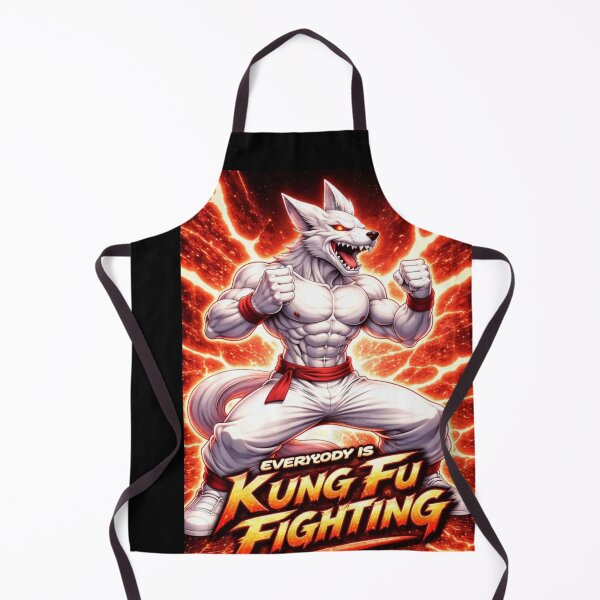 Item preview, Bad Wolf Kung Fu Fighting Theme (red) designed and sold by NubesDesignCH.