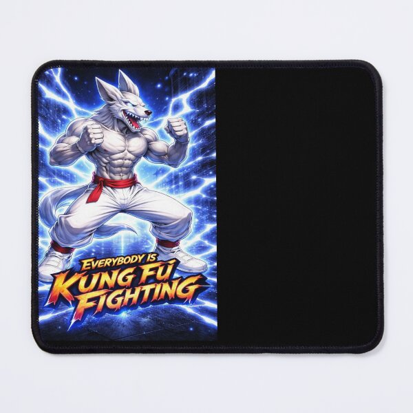 Item preview, Bad Wolf Kung Fu Fighting Theme (blue) designed and sold by NubesDesignCH.