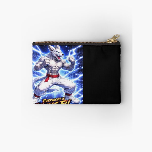Item preview, Bad Wolf Kung Fu Fighting Theme (blue) designed and sold by NubesDesignCH.