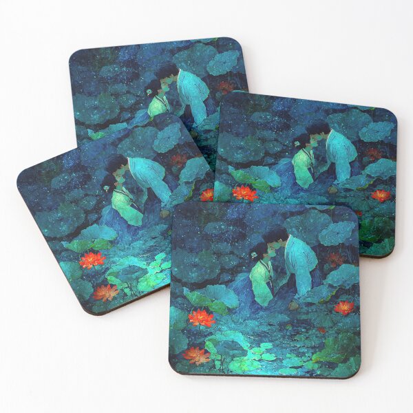 Item preview, Lovers Beneath the Moonlit Lotus Pond designed and sold by IRRI_3212.