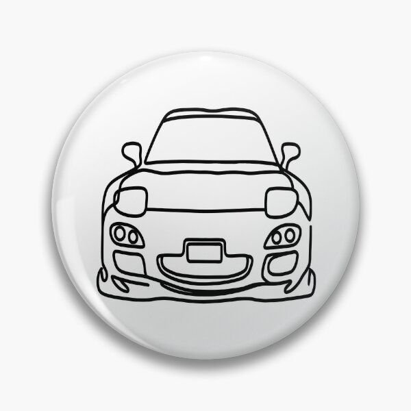 Item preview, Mazda RX7 Line Drawing designed and sold by sulton7.