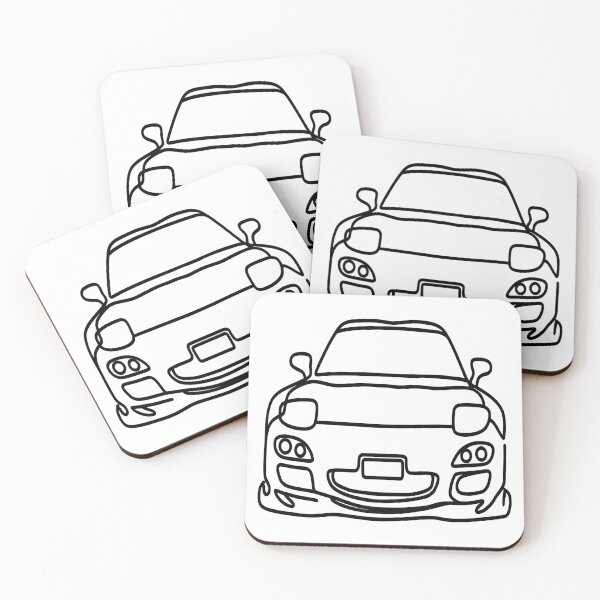 Item preview, Mazda RX7 Line Drawing designed and sold by sulton7.