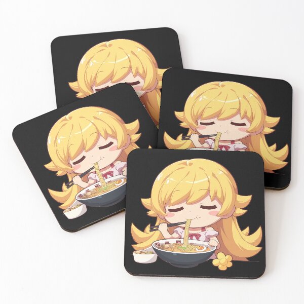 Item preview, Shinobu Oshino Bakemonogatari Sleepy Chibi Ramen Time designed and sold by mildaclairmo.