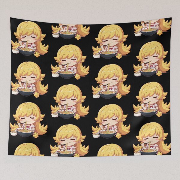 Item preview, Shinobu Oshino Bakemonogatari Sleepy Chibi Ramen Time designed and sold by mildaclairmo.