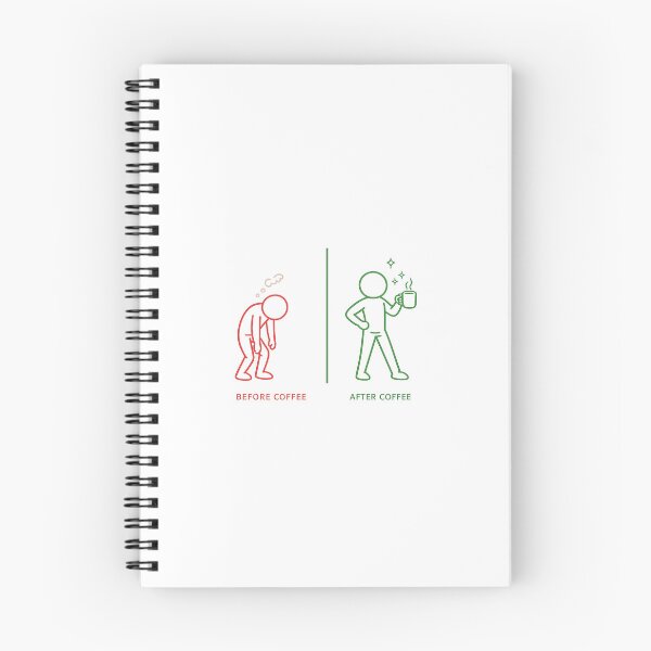 Item preview, Before And After Coffee- Minimal Line Art Illustration designed and sold by a23ax.