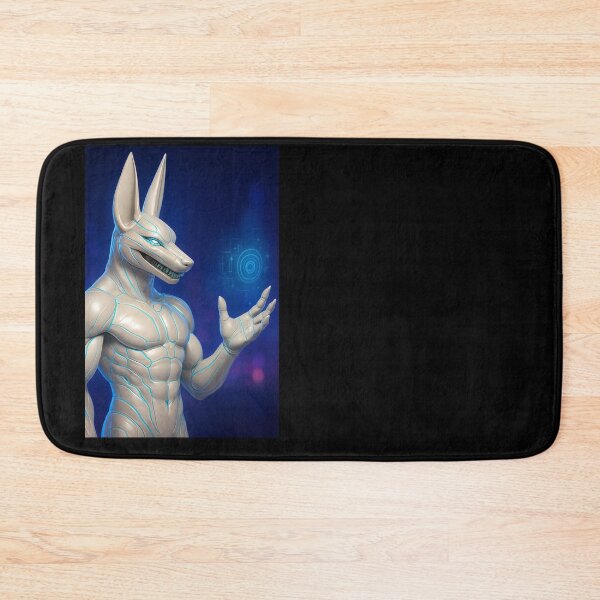 Item preview, Futuristic Anubis (white) designed and sold by NubesDesignCH.