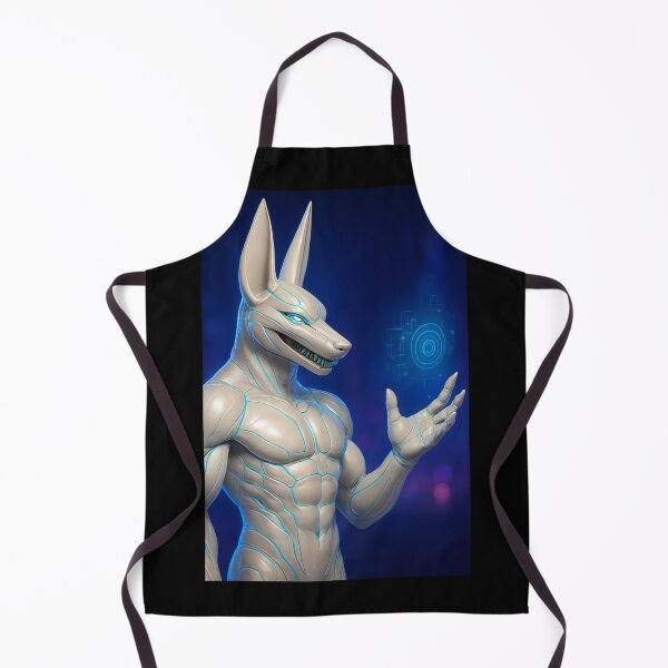 Item preview, Futuristic Anubis (white) designed and sold by NubesDesignCH.
