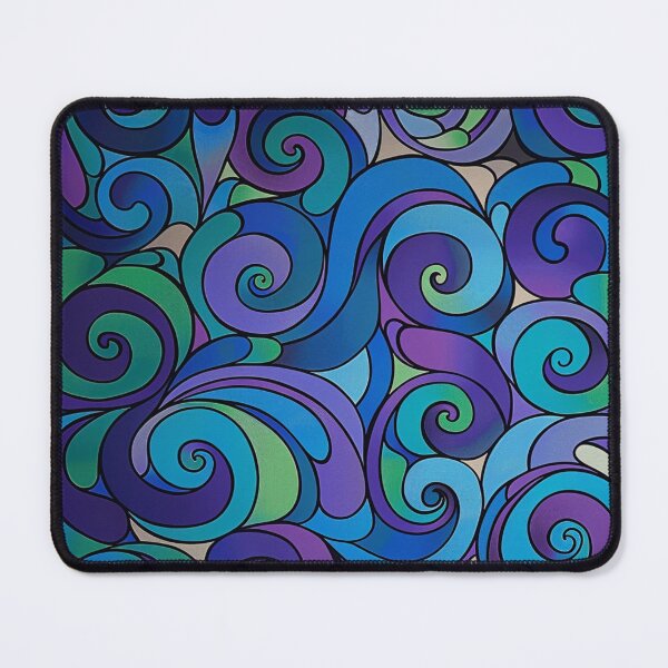 Item preview, New Zealand Māori Paua Pattern Koru Design 793 designed and sold by GrinGalore.