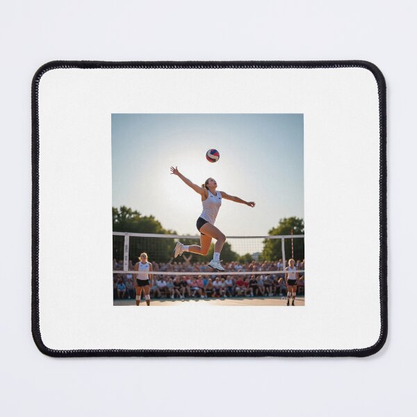 Item preview, Volleyball player during match designed and sold by Stickersshop04.