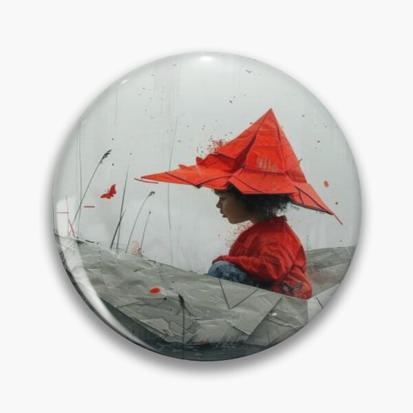 Item preview,   Drawing of Child in Crimson Paper Voyage  designed and sold by NivyasArtistry.