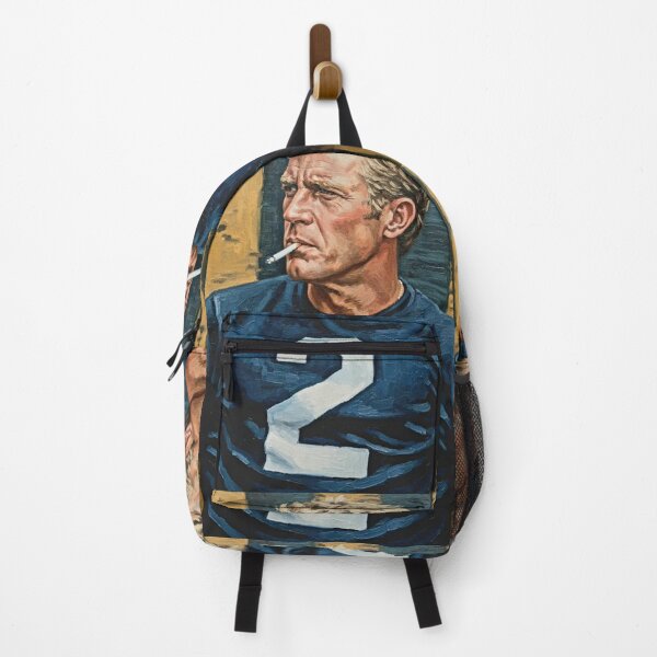 Item preview, The King of Cool: Steve McQueen Racing Spirit Impasto Portrait designed and sold by Art's Diner.