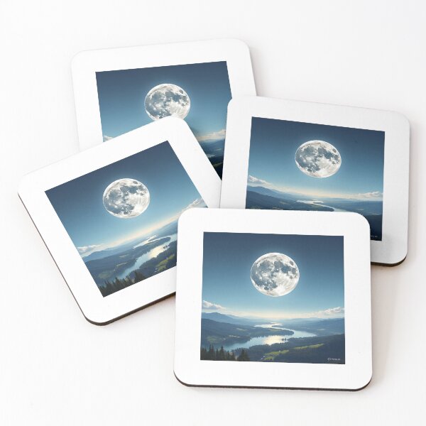 Item preview, A beautiful moon night  designed and sold by Stickersshop04.