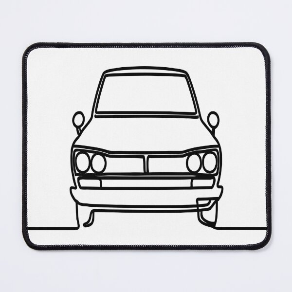 Aperçu de l'œuvre Illustration au trait de la Skyline GT-R Hakosuka créée et vendue par sulton7.