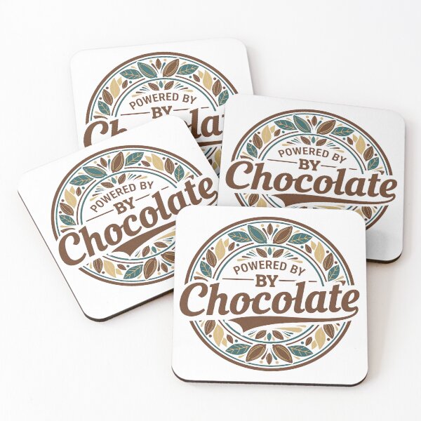 Item preview, Powered By Chocolate designed and sold by CrispyMeowsart.