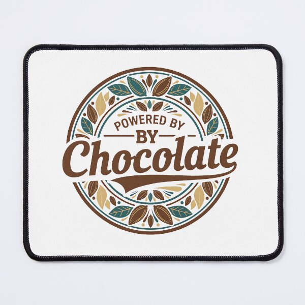 Item preview, Powered By Chocolate designed and sold by CrispyMeowsart.