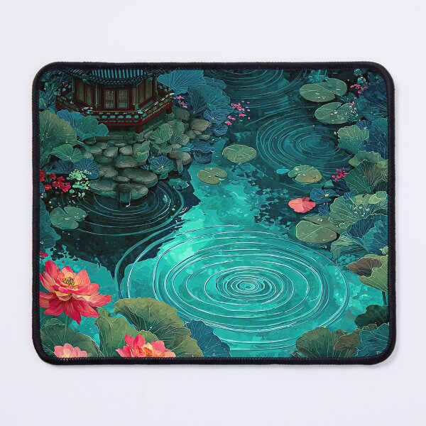 Item preview, Tranquil Korean Pavilion and Lotus Pond designed and sold by IRRI_3212.