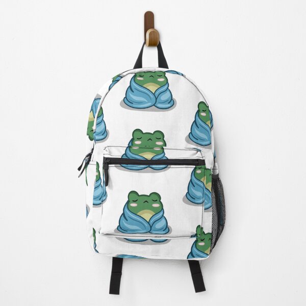 Item preview, Cozy Frog in a Blanket - Cute Kawaii Aesthetic Comfort Character designed and sold by LYAN-STORE.