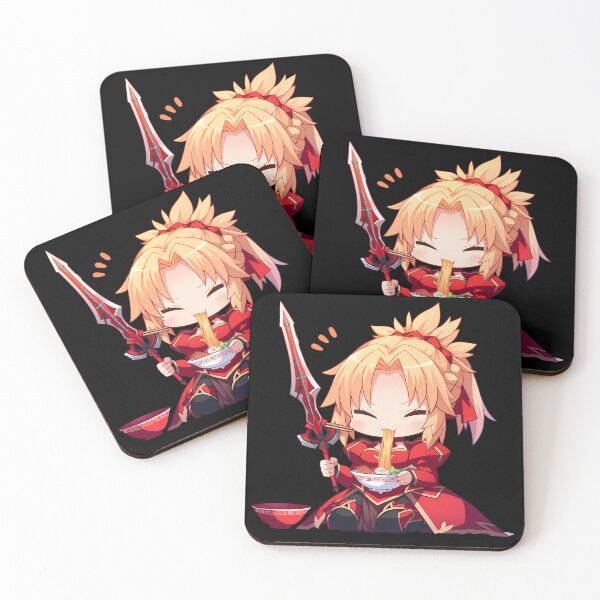 Item preview, Mordred Fate Grand Order Kawaii Chibi Ramen Break designed and sold by mildaclairmo.