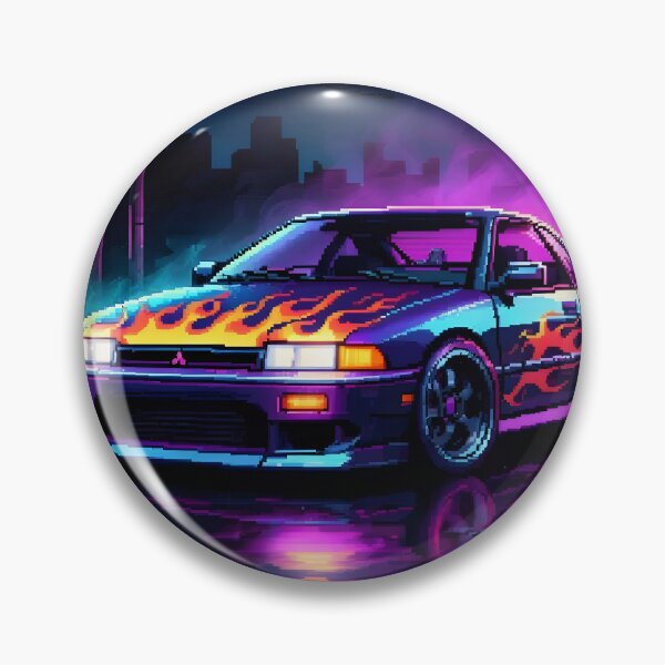 Item preview, NFS Underground 2 - Eclipse Vinyl Pixel Glow designed and sold by ThePixelArchive.