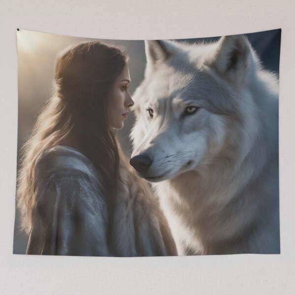 Item preview, The Spirit of the Wolf: Deep Bond Between Humans and Nature designed and sold by DesignsByDessie.