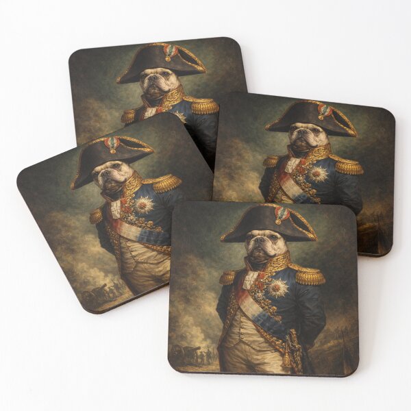 Item preview, Funny Pug Napoleon Parody Art designed and sold by Odd Culture Supply.
