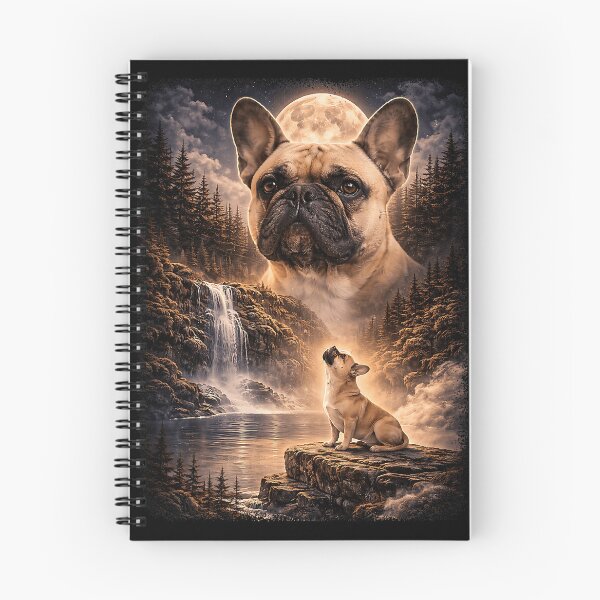 Item preview, French Bulldog Howling at Moon Vintage Funny Mystic designed and sold by michealhunttt.