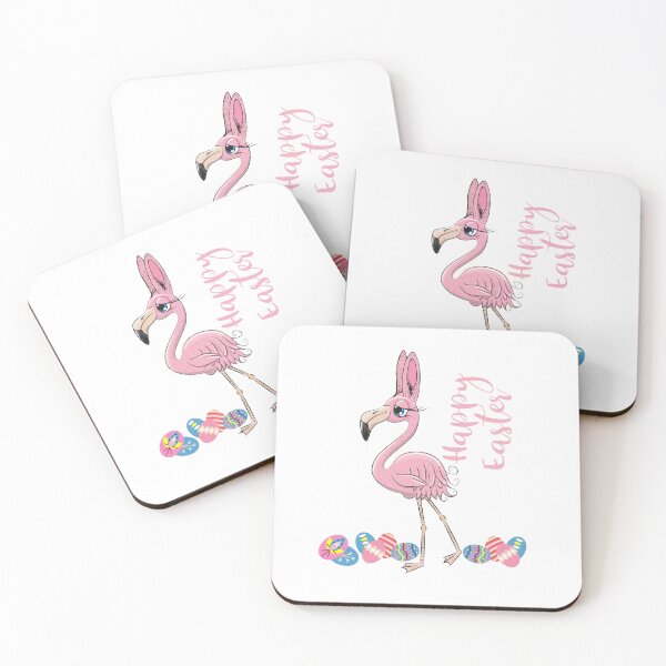 Artikelvorschau, Fröhliche Ostern! Flamingo-Hasen-Ostereiersuche 2026 – Lustiges Geschenk für Mädchen entworfen und verkauft von FunnySunny T-Shirts.