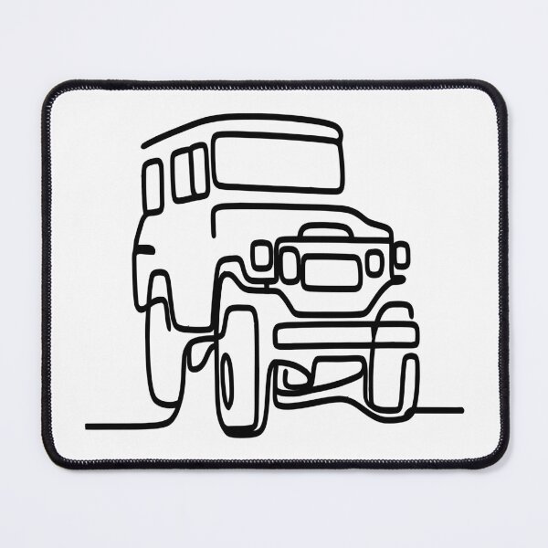 Item preview, Land Cruiser FJ40 Line Art designed and sold by sulton7.