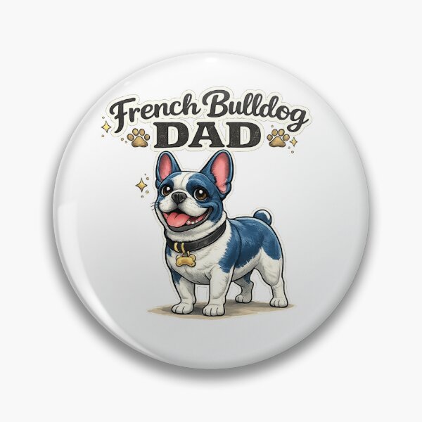 Item preview, French Bulldog Dad – Proud Frenchie Dog Dad Design designed and sold by Szapeee.