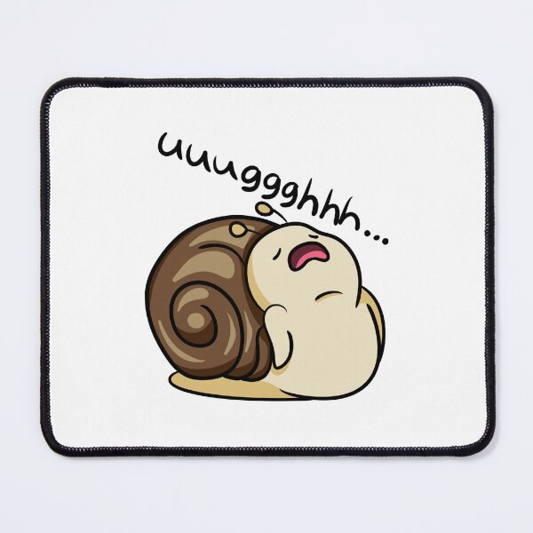 Item preview, Funny Tired Snail - Relatable Monday Mood Kawaii Illustration designed and sold by LYAN-STORE.