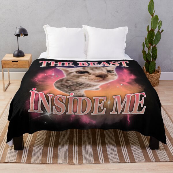 Item preview, The Beast Inside Me Silly Cat Bootleg Vintage Design designed and sold by cherrywstore.