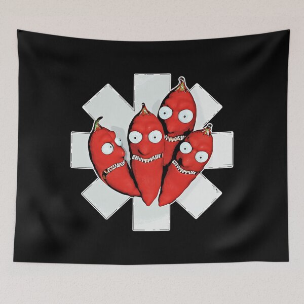 Item preview, Red Hot Chili Peppers Parody – Four Spicy Peppers Cross Band-Aid Design designed and sold by DingDongV.