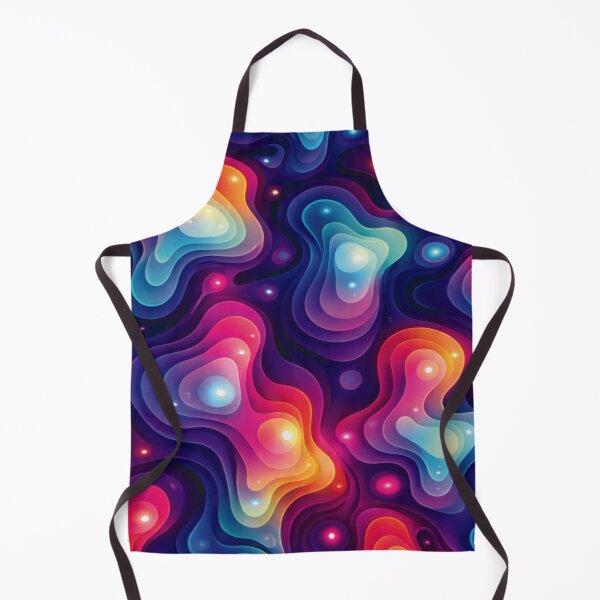 Item preview, Neon Layered Abstract Blob Pattern designed and sold by Raddoodles.