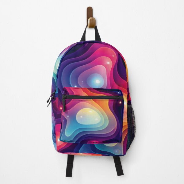 Item preview, Neon Layered Abstract Blob Pattern designed and sold by Raddoodles.