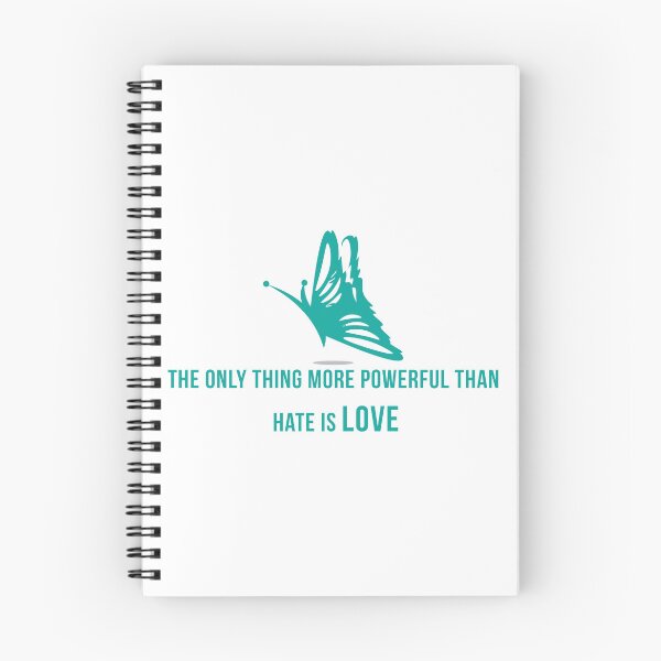 Item preview, Love Over Hate Shirt – The Only Thing More Powerful Than Hate Is Love Quote T Shirt – Inspirational Unity Statement Tee designed and sold by PixelWaveBD.