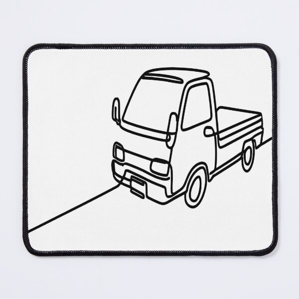 Item preview, Kei Truck Line Art designed and sold by sulton7.